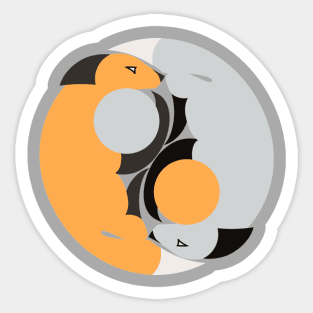 The Yin to my Yan Sticker